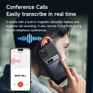 64GB kỹ thuật số ai ghi âm giọng nói 36h kim loại MP3 cuộc gọi chatgpt Lưu ý taker tâm bản Đồ Tóm Tắt & miễn phí phiên mã thuê bao - Product Image 3