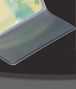 Xinrunjin แผ่นโลหะเคลือบใสป้องกันการขจัดแม่เหล็กออกเป็นชั้นๆซองใส่นามบัตรแบบพกพาของขวัญส่งเสริมการขาย - Product Image 6