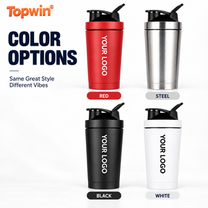 750ml Fitness Gym 500ml Custom Logo Double Single Wall Metal Protein Bottle <b>Shaker</b> Protein Tumbler <b>Cup</b> Personnaliser - Product Image 2