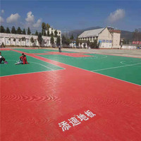 Pintura Antideslizante para Pisos de 30*30 Pies (900 Piezas), Tamaño Personalizable para Canchas de Baloncesto y Tenis, con 12 Colores Vivos