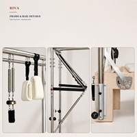 Équipement de fitness commercial pour la maison, machine d'entraînement multifonctionnelle de Pilates, Reformer Pilates portable en bois, studio de Pilates