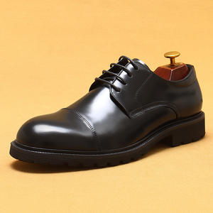 รองเท้าทำงานผู้ชายสไตล์ลำลองแบบใหม่สำหรับฤดูใบไม้ผลิ หนังแท้หลายชั้น พื้นหนา เหมาะสำหรับใส่ทำงานอย่างเป็นทางการ - Product Image 6
