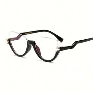 Lunettes de soleil sexy demi-cerclées pour femmes, style œil de chat, tendance 2019 - Product Image 5