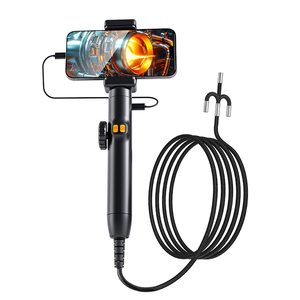 Endoscopio Industrial de Doble Dirección de 6 mm con 6 LED, Boroscopio Impermeable para Reparación de Maquinaria Automotriz, Mecánicos y Técnicos - Product Image 1