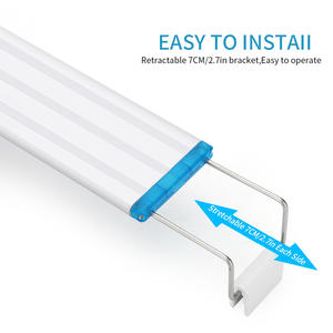 USB controllato LED <span class=keywords><strong>acquario</strong></span> luce rettangolare di plastica staffa sei-fila per serbatoio di erba paesaggio di illuminazione sicura per uso soggiorno - Product Image 4