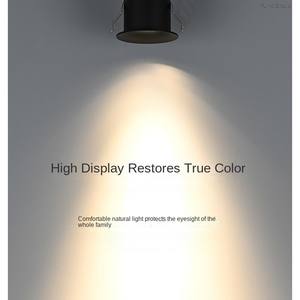 Modern Commercial Adjustable COB Anti-Glare LED Spotlight for Home Office & Hotels IP65 Rated Dimmable <b>Touch</b> Switch - Product Image 3