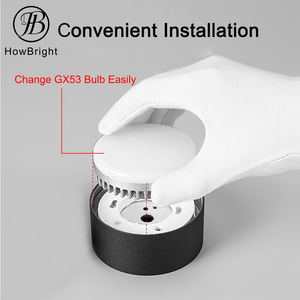 Lámpara de techo LED simple y moderna, accesorio de metal brillante con 3xGX53, foco interior montado en superficie para sala de estar - Product Image 3