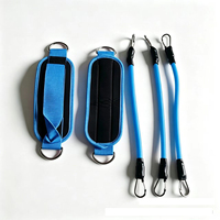 Attache de cheville réglable pour machine à câble, en matériau composite, pour exercices de résistance et protection de la cheville