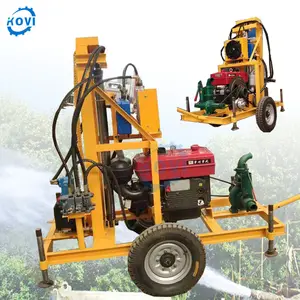 Electric earth water drilling machine 200m borehole portable well driller borewell Core Drilling Rig machinery