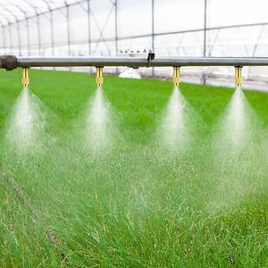 Boquillas Atomizadoras de Latón Ajustables de 1/4'', Rociador de Riego por Goteo con Engranaje de 360°, Aspersores para Jardín, Verduras e Invernaderos - Product Image 6
