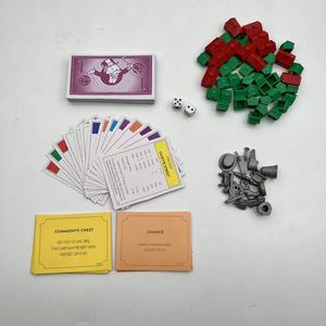 Fournisseur de jeux de société jeton miniature en plastique jeux de société monopoli personnalisés pour le plaisir - Product Image 5
