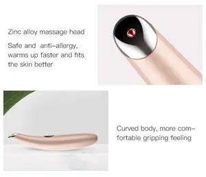 Portable Intelligent Electric Vibrating Eye Massager Eye Wand With Heat And Red Light