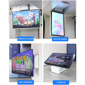 Nhà thông minh có thể thu vào điện lật lên và xuống Trần TV Lift 0-105 độ <span class=keywords><strong>Hidden</strong></span> Mount TV nâng trần gắn <span class=keywords><strong>Hidden</strong></span> TV - Product Image 5