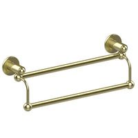 Sèche-serviettes de salle de bain réglable en acier inoxydable double avec 3 barres et étagère de rangement