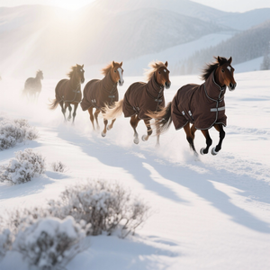 พรมม้าแผ่นม้าที่มีเสถียรภาพในช่วงฤดูหนาวผ้าคอตตอนคอมโบระบายอากาศอุปกรณ์ขี่ม้า - Product Image 2