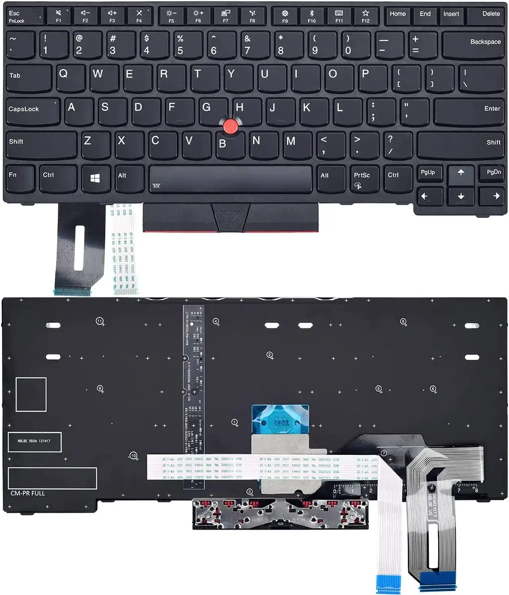 Mehrsprachige Tastatur für Lenovo Thinkpad T480S T490 E480 E490 E495 L390 L380 L480 Tastatur beleuchtung