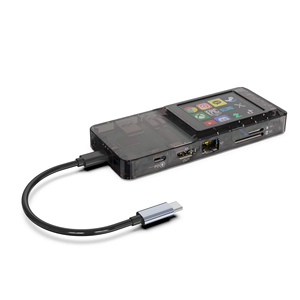 Hub USB-C con Pantalla de 2.4 Pulgadas - Base de Control para Streaming con Teclas Macro, PD, LAN, Lector de Tarjetas - Perfecto para Creadores de Contenido - Product Image 2
