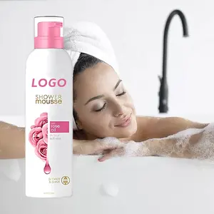 Hot Sale Gentle Women Bath Foam Moisture Nourish Silky Skin Bubble Shower Gel Bath Mousse