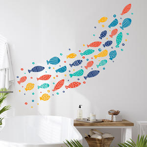 Autocollants imperméables auto-adhésifs <span class=keywords><strong>pour</strong></span> carrelage mural <span class=keywords><strong>de</strong></span> <span class=keywords><strong>salle</strong></span> <span class=keywords><strong>de</strong></span> <span class=keywords><strong>bain</strong></span> 3d colorés - Product Image 1