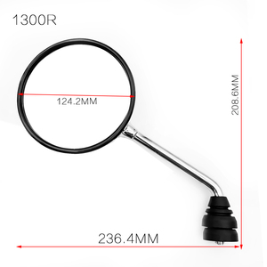 ZF001-232 nouveau rétroviseur latéral gauche en plastique pour rétroviseur latéral de moto pour emballage de boîte <span class=keywords><strong>VESPA</strong></span> - Product Image 5