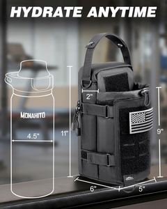 Custom Logo Magnetic <b>Gym</b> Sling Bag Waterproof Crossbody Fitness Water Bottle <b>Holder</b> Sport Bags Zipper with <b>Phone</b> Pocket - Product Image 3