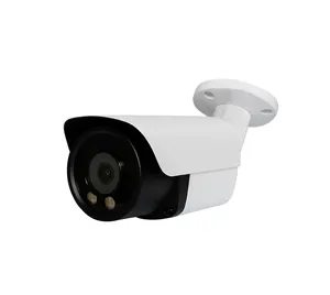 6MP factory price OEM P2P Two way audio SD slot Dual light Fixed lens Human body detection POE security Bullet network ip camera