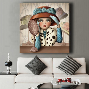 Set di disegno a punto croce di pittura artistica di diamanti di momento mai immagine di mosaico per signora dei cartoni animati decorazione per camera di perline artigianato per bambini 3 f2639 - Product Image 1