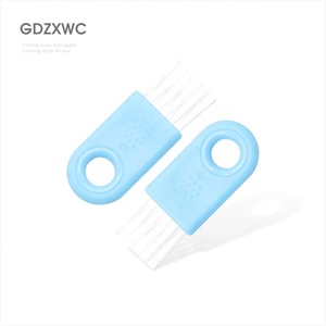 Produits ménagers simples très petite brosse de nettoyage bleue brosses de clavier à poils PBT blancs 10 couleurs - Product Image 4