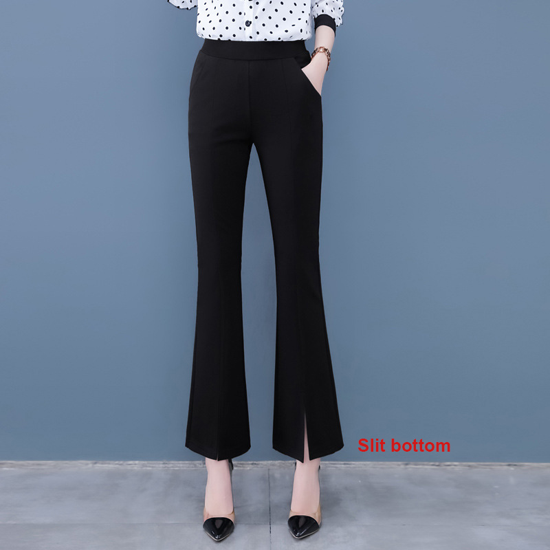 Khaki Stretch office work pants