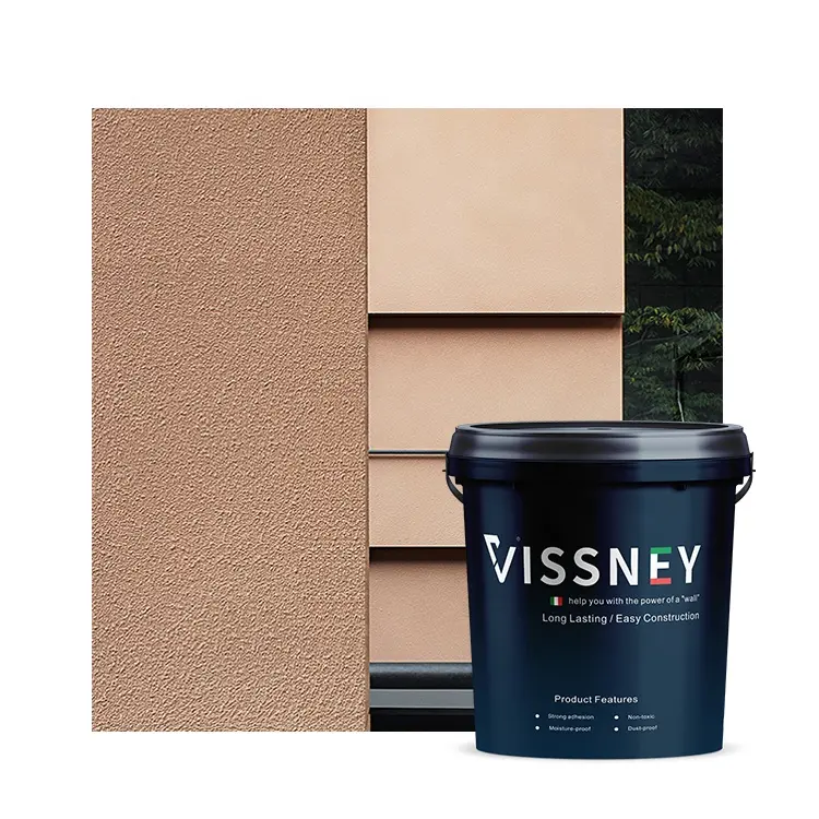 Vissney Liquid Texture Coating Beständig gegen Wetter Textur Wandfarbe