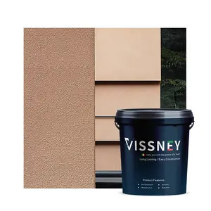 Vissney-revêtement à Texture liquide, peinture murale résistante aux intempéries