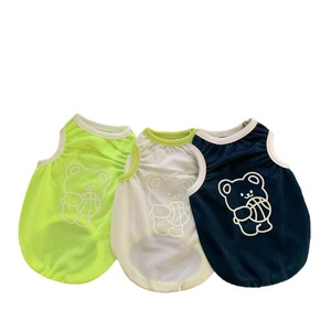 Ropa de malla transpirable repelente a insectos para mascotas (perros pequeños como Teddy, Pomeranian, Bichón Frisé) para primavera/verano, estilo baloncesto - Product Image 5