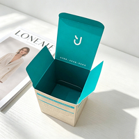 Boîtes en papier holographique de qualité supérieure pour l'emballage cosmétique, boîte d'emballage personnalisée avec impression UV pour l'emballage des soins de la peau