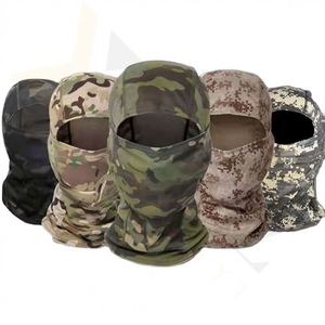 New Fashion Outdoor Ski Sherpa Lining Summer Knitted Beanies Hats Cap Protector Fur Pom Full Face Mask and Motorcycle Balaclava - Product Image 1