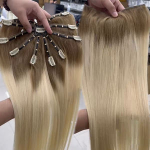 Extensiones de Cabello con Clip Tipo Araña de Calidad Premium, Cabello Humano Virgen Remy con Cutícula Alineada, Extensiones de Cabello con Clip Tipo Pulpo, Gran Venta 2026 - Product Image 1