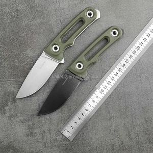 Camping EDC Small Straight Knife FX 8Cr13MoV Blade 2.9mm Thickness <b>Full</b> Handle Anti <b>Slip</b> Portable All-Around Fishing Hunting - Product Image 6