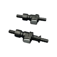 Raccord rapide CPC à valve pour tuyau en plastique 1/4'', 5/16'', 3/8'' - Déconnexion rapide pour aspiration sous vide 8,3 bars -40°C
