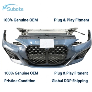 <span class=keywords><strong>Pare</strong></span>-chocs avant en plastique d'occasion de haute qualité avec radiateur, adapté aux BMW Série 4 G22 G23 G26, <span class=keywords><strong>pare</strong></span>-chocs de voiture - Product Image 1