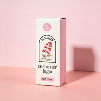 Boîte en carton blanc avec laminage brillant de luxe, production en 72h, boîte cadeau biodégradable pour cosmétiques