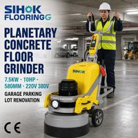 SIHOK 580mm 23 pouces Meuleuse planétaire 7,5KW 10HP pour sols en béton, idéale pour la rénovation de garages et parkings 220V 380V CE
