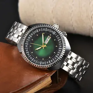 2023 Venta caliente nuevo reloj de acero inoxidable de moda personalizado para hombres Correa multifuncional impermeable reloj de cuarzo para hombres AA
