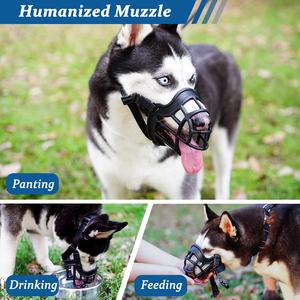 Adjustable Plastic <b>Pet</b> Soft Basketball Dog Muzzle Brakes for Small and Large Dog Mask Muzzle Mouth Cover - Product Image 5