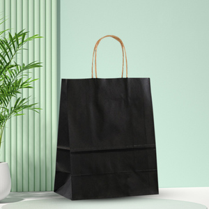 Nouvelle tendance sac à provisions Kraft avec poignées accessoires de mode pour les collations alimentaires emballage à emporter - Product Image 6