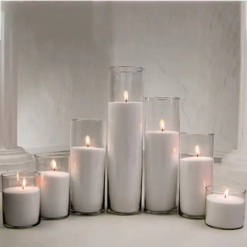 PUSISON grosir lilin pasir pernikahan lilin hitam lilin mutiara putih lilin granit untuk acara acara pesta ulang tahun