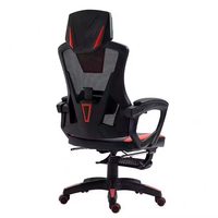 Chaise de bureau exécutive ergonomique pivotante à hauteur réglable, design moderne et luxueux, en maille, pour le bureau à domicile, vente en gros