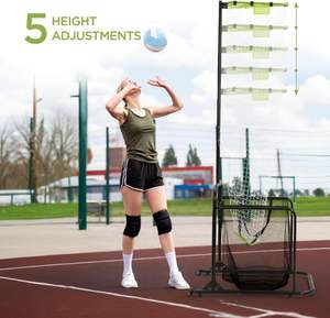 <span class=keywords><strong>Filet</strong></span> <span class=keywords><strong>de</strong></span> retour <span class=keywords><strong>de</strong></span> <span class=keywords><strong>volley</strong></span>-ball pliable et peu encombrant pour les zones d'entraînement compactes à domicile et les séances d'entraînement nomades - Product Image 5