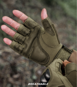 <span class=keywords><strong>Gants</strong></span> tactiques demi-doigts pour sports de plein air, pour hommes et femmes, antidérapants, respirants, en nylon, pour l'équitation et le combat, de fabrication industrielle - Product Image 6