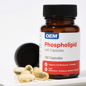 OEM Fosfolipide Softgel Capsules Op Maat Gemaakt Vegetarische Formule Hoge Concentratie Sojalecithine Vitamine Capsules/Fles - Product Image 1