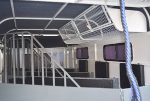 Meilleure qualité 3 remorques à chevaux en vente pour le transport du bétail Angle de chargement <span class=keywords><strong>caravane</strong></span> Horse Float 3HAL - Product Image 6