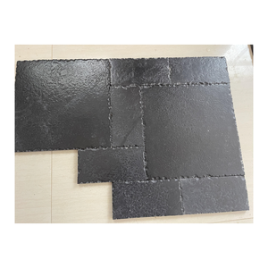 Dalles épaisses en pierre naturelle gris Blacklime, découpe aléatoire, pour terrasse, revêtement de sol extérieur traditionnel, durable, pour villa - Product Image 1